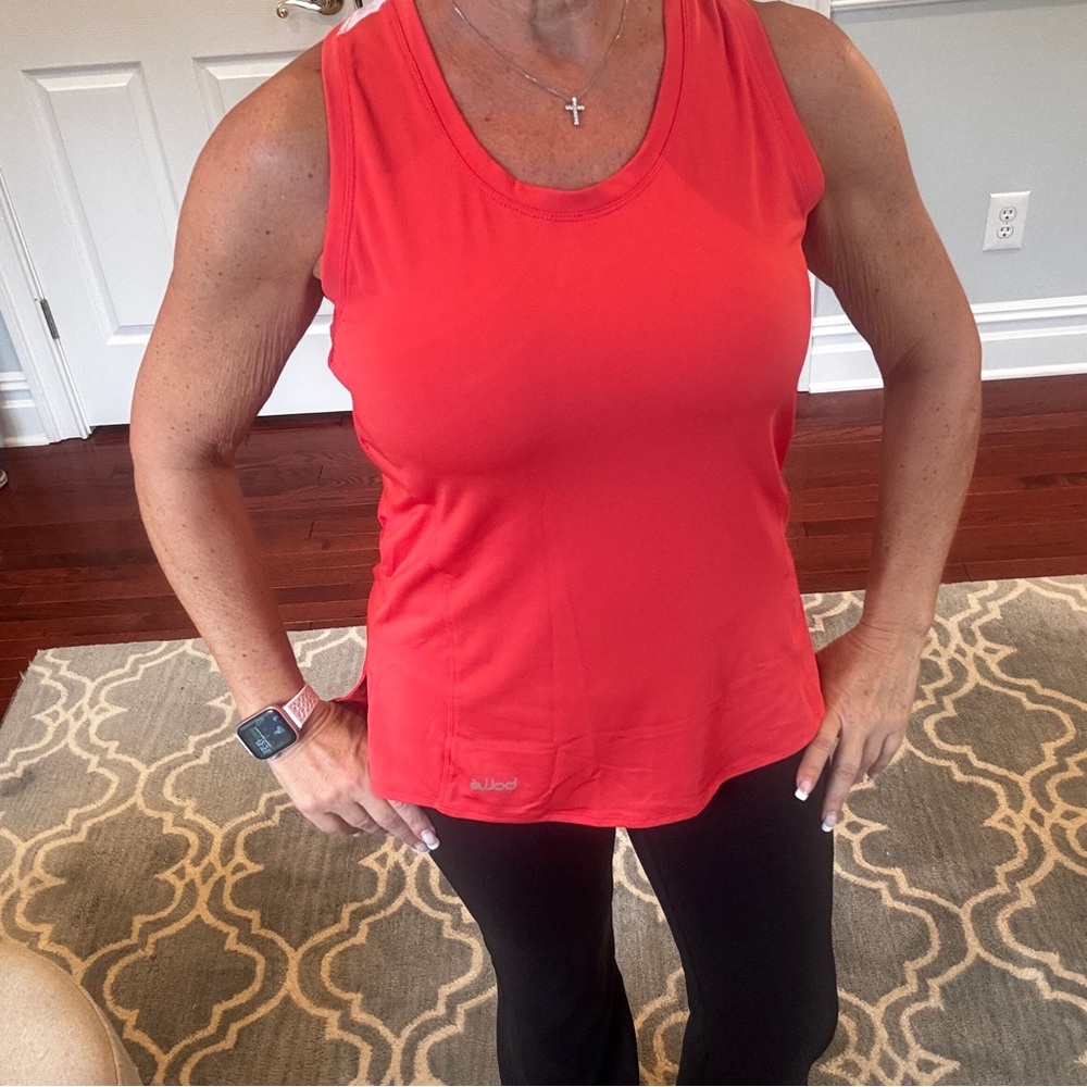 Bolle Vibrant Coral Tennis/Pickleball Tank Top